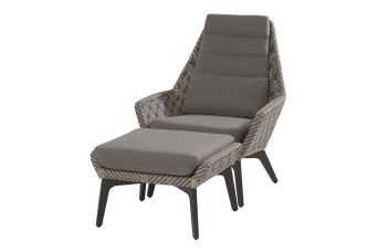 Savoy Loungestoel Wicker | 4 Seasons Outdoor